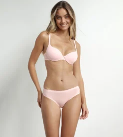Culotte en microfibre rose ballerine InvisiFree de Dim