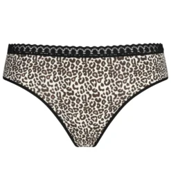 Culotte femme en microfibre léopard Dim Daily Micro