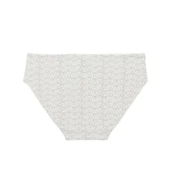Culotte fille blanche imprimé logo - Dim Touch