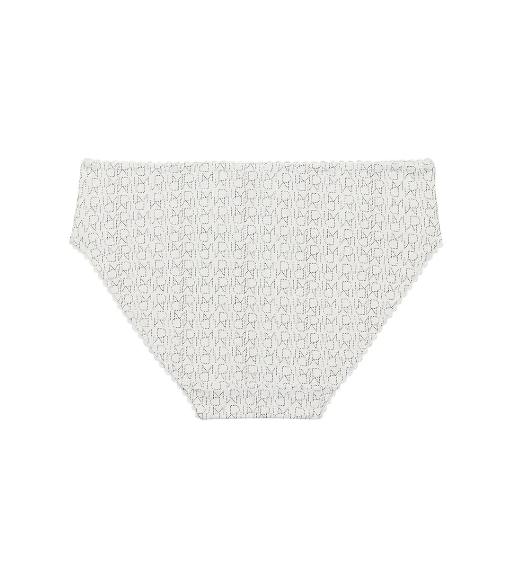 Culotte fille blanche imprimé logo - Dim Touch
