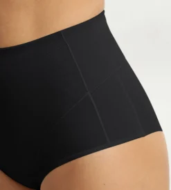 Culotte gainante en microfibre noire Dim Silhouette Contour