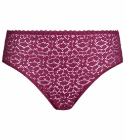 Culotte midi en dentelle florale fruits rouges Daily Dentelle