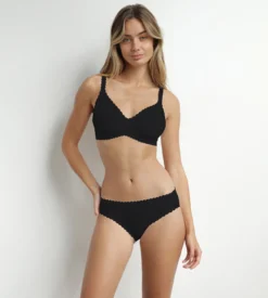 Culotte noire en microfibre Body Touch Dim