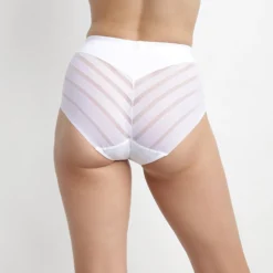 Culotte ventre plat blanche Femme Dim Silhouette Elegance
