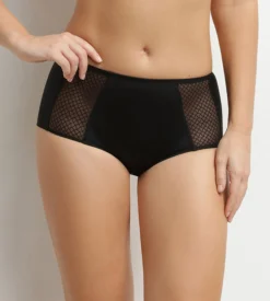 Culotte ventre plat taille haute Noire Dim Silhouette Essentiel