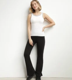 Débardeur de sport femme thermorégulateur en jersey Ecru Dim Move
