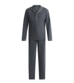 Ensemble pyjama pantalon homme Gris Dim