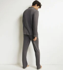 Ensemble pyjama pantalon homme Gris Dim