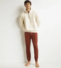 Ensemble pyjama pantalon homme Bordeaux Dim