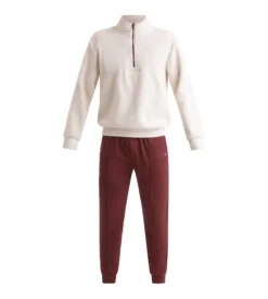 Ensemble pyjama pantalon homme Bordeaux Dim