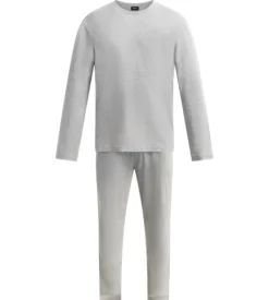 Ensemble pyjama pantalon homme gris mélange Dim Jersey