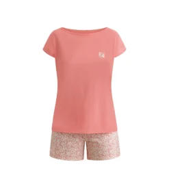 Ensemble pyjama short femme Pêche à fleurs Don’t Disturb