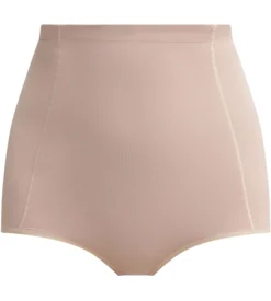 Gaine taille haute femme en microfibre nude Dim Silhouette Contour