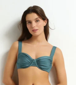 Haut de maillot de bain à armatures femme Émeraude Dim Swimwear