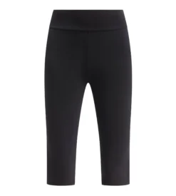 Legging court femme en microfibre noire Dim Comfywear