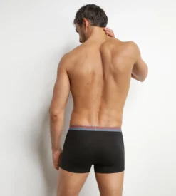 Lot de 2 boxers coton stretch Noir pour homme Daily Colors
