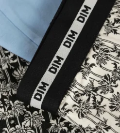 Lot de 3 boxers enfant motif palmiers Dim Coton Stretch
