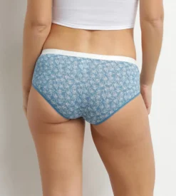Lot de 5 boxers femme coton stretch imprimés marins Les Pockets