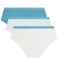 Lot de 3 boxers femme en coton stretch Nœud Nacre Les Pockets
