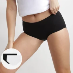 Lot de 2 boxers Femme noir et blanc - Les Pockets