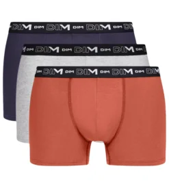 Lot de 3 boxers homme Hexagone Dim Coton Stretch