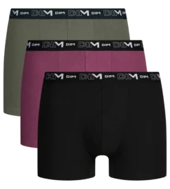 Lot de 3 boxers homme Mauve Eclipse Dim Coton Stretch