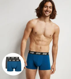 Lot de 2 boxers homme à thermorégulation active Bleu Parme Regul Activ