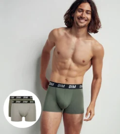 Lot de 2 boxers homme à thermorégulation active Vert Regul Activ