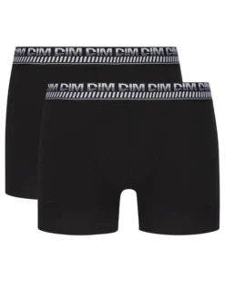 Lot de 2 boxers noirs pour homme 3D Stay and Fit