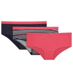 Lot de 3 boxers pretty rose en coton stretch Les Pockets
