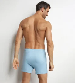 Lot de 2 caleçons homme en coton Noir Bleu Dim