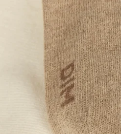 Lot de 2 chaussettes femme taupe, beige Modal