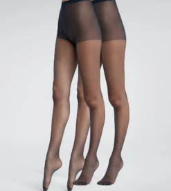 Lot de 2 collants transparents en voile et Lycra Marine Ultra Resist