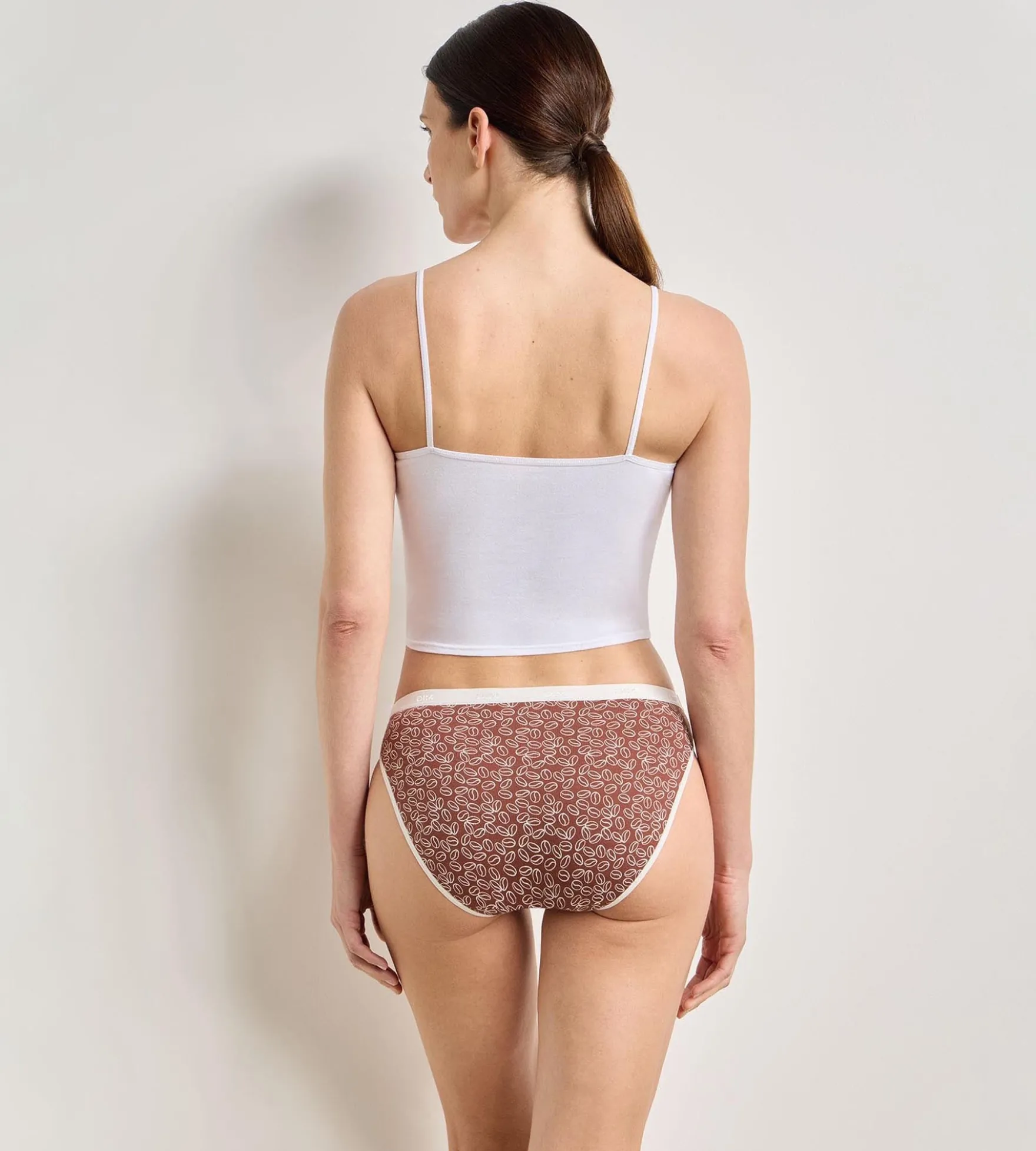 Lot de 5 culottes délice café Les Pockets Coton