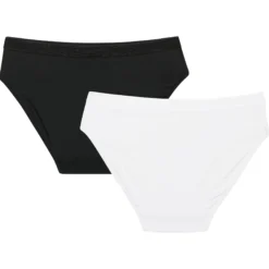 Lot de 2 culottes fille blanches - Pocket Micro