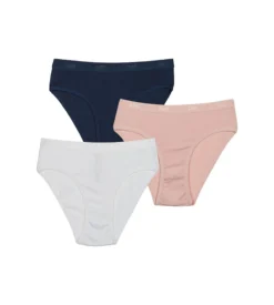 Lot de 3 culottes fille en coton stretch Clochette Bleu Les Pockets