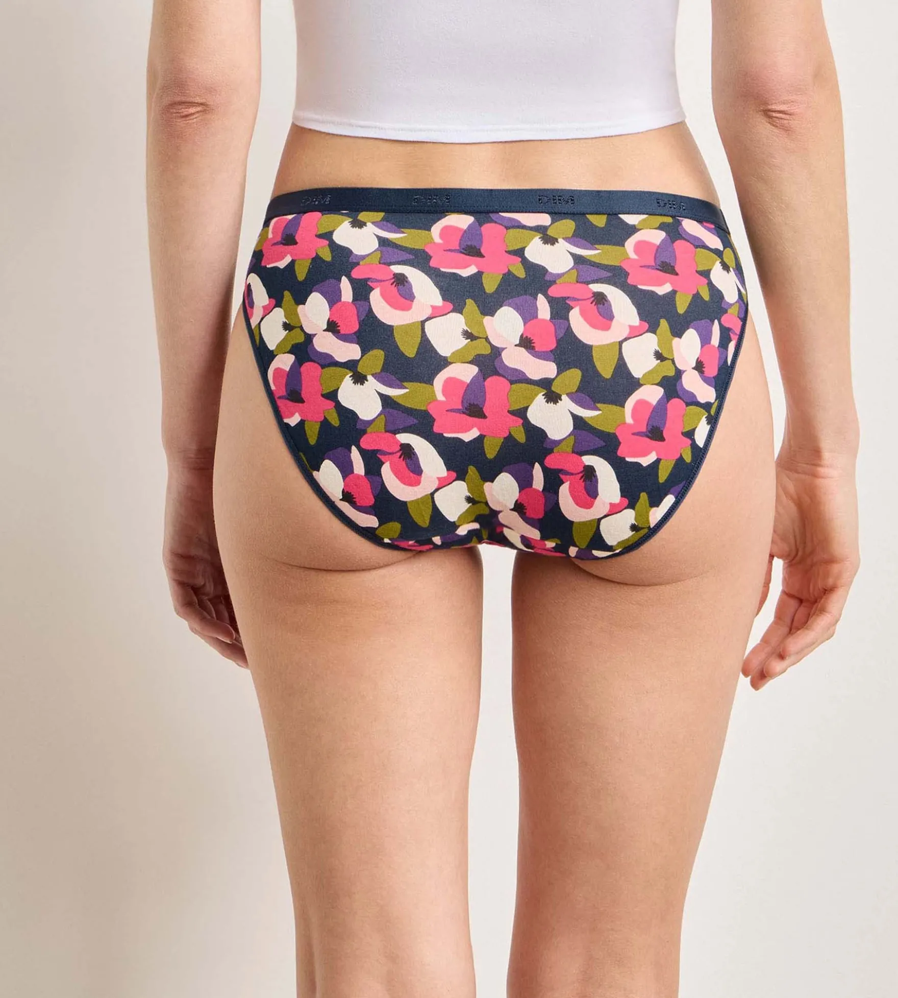 Lot de 5 culottes floral chic Les Pockets Coton