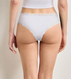 Lot de 2 culottes gris cendre Daily Coton Dentelle