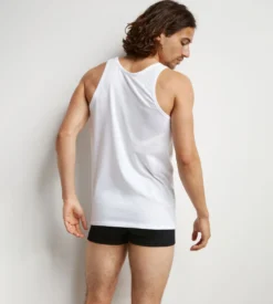 Lot de 2 débardeurs homme thermorégulateur en coton Blanc Regul Activ