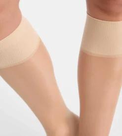 Lot de 2 mi-bas transparents capri Resist