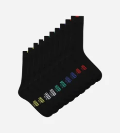 Lot de 5 paires chaussettes noires EcoDIM Homme