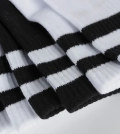 Lot de 3 paires de chaussettes basses homme Blanc Noir EcoDim