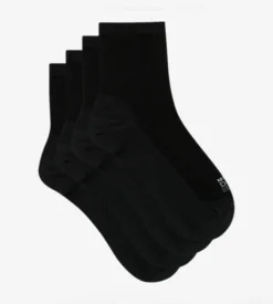 Lot de 2 paires de chaussettes femme tissu renforcé Noir Ultra Resist