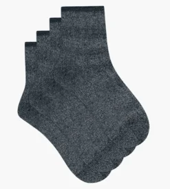 Lot de 2 paires de chaussettes femme lurex Noir Dim Mode