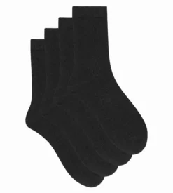 Lot de 2 paires de chaussettes femme Noir Thermo Polaire