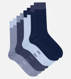 Lot de 4 paires de chaussettes homme Bleu EcoDim Mode