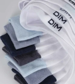 Lot de 4 paires de chaussettes homme Blanc EcoDim Mode