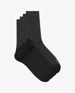 Lot de 2 paires de chaussettes homme Anthracite Chiné Ultra Resist