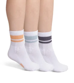 Lot de 3 paires de socquettes enfant Bleu Peche Dim Sport