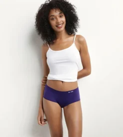 Lot de 2 shorties femme en microfibre Fuchsia et Violet Oh My Dim’s